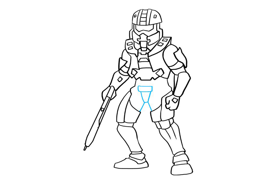 如何画光环中的首领-图9