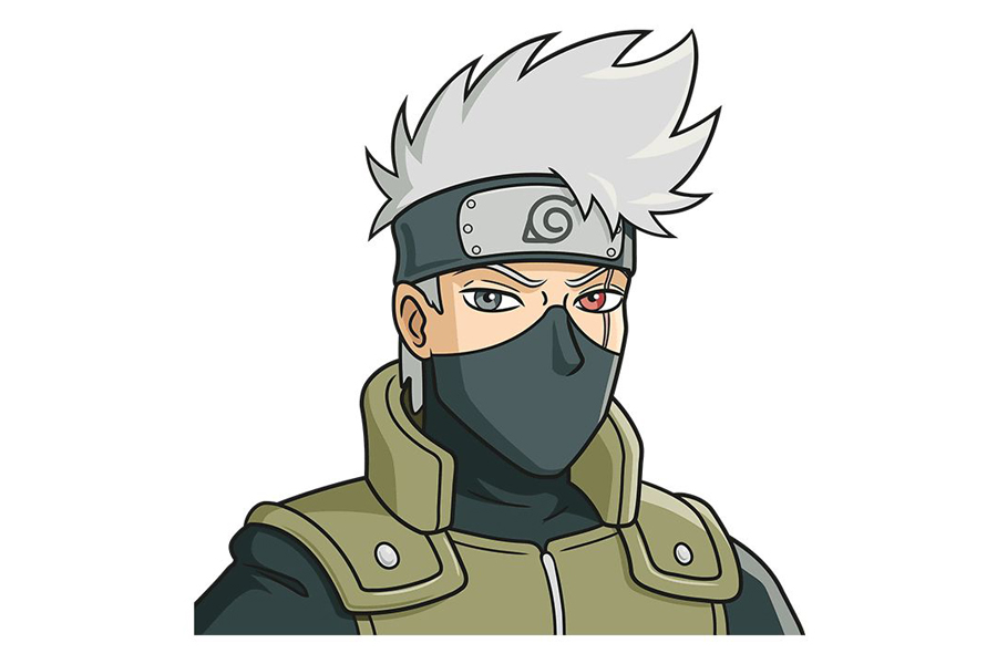 旗木卡卡西怎么画