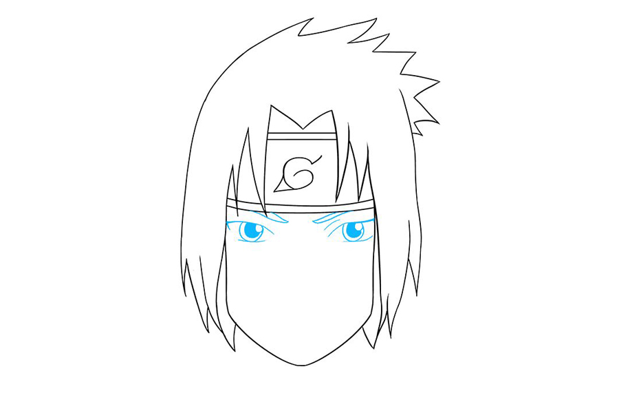 宇智波佐助怎么画-图7
