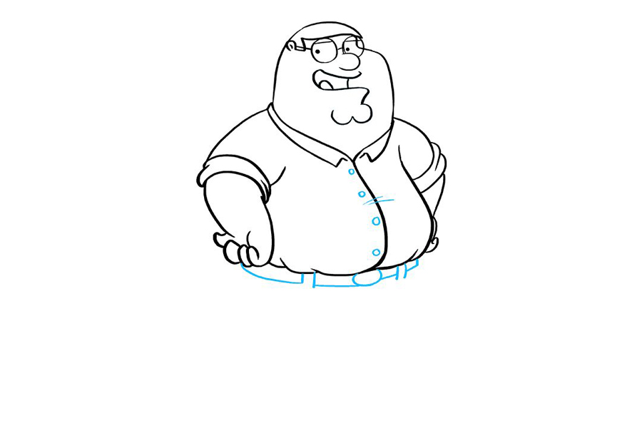 居家男人 彼得·格里芬怎么画-图8