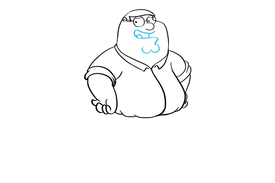 居家男人 彼得·格里芬怎么画-图7