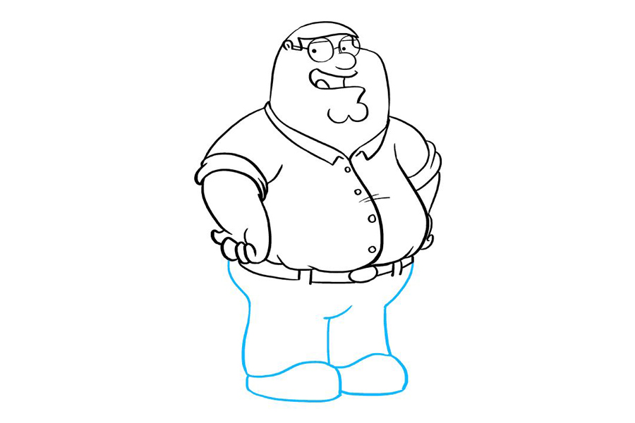 居家男人 彼得·格里芬怎么画-图9