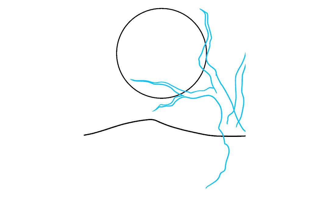 圣诞节幽灵森林怎么画-图2