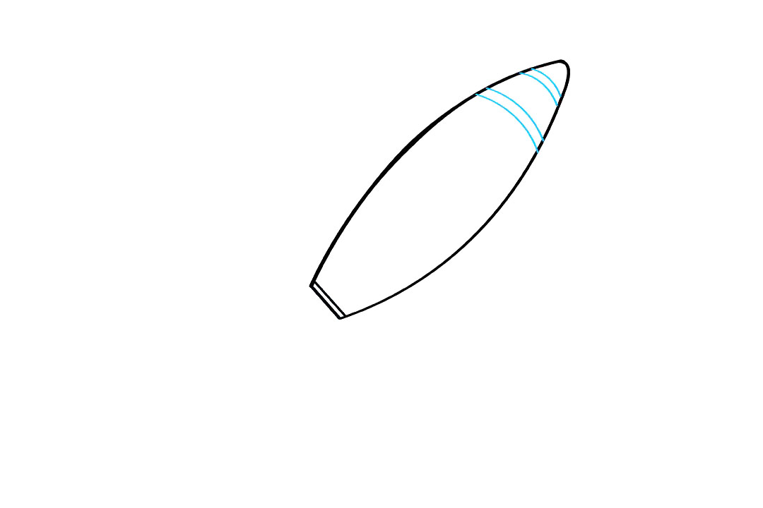如何画飞行中的火箭简笔画-图4