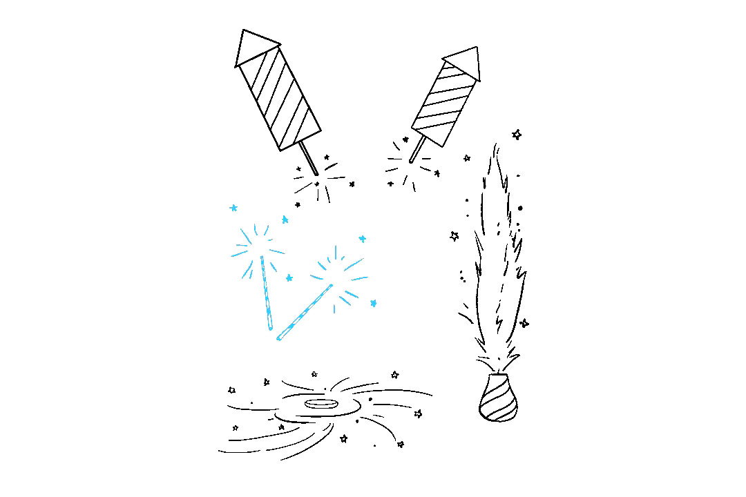 烟花怎么画-图9