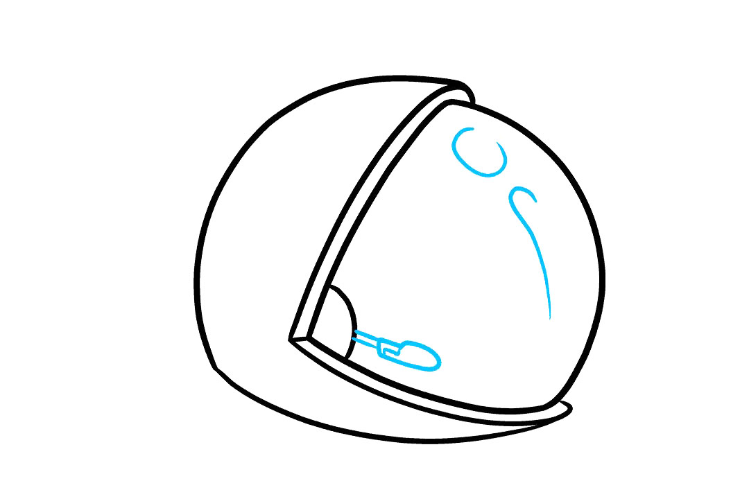 宇航员头盔怎么画-图3