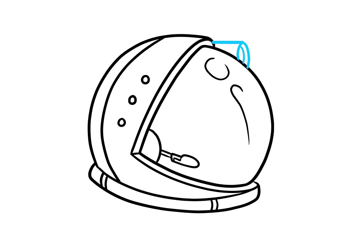 宇航员头盔怎么画-图6