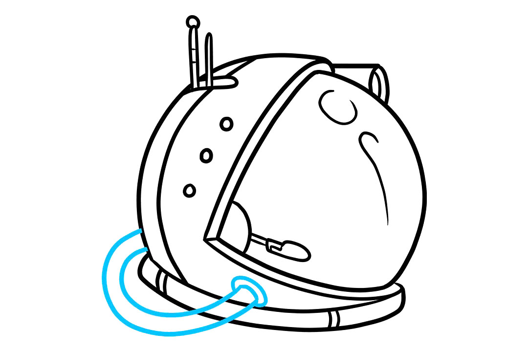 宇航员头盔怎么画-图8