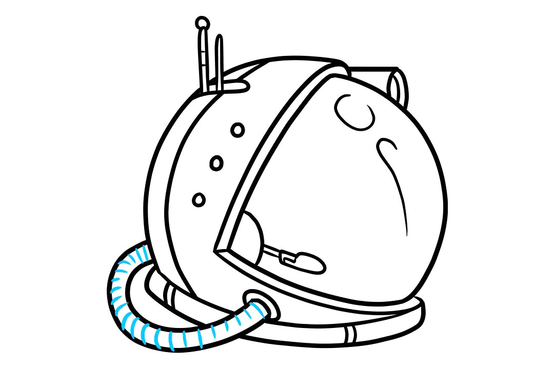 宇航员头盔怎么画-图9