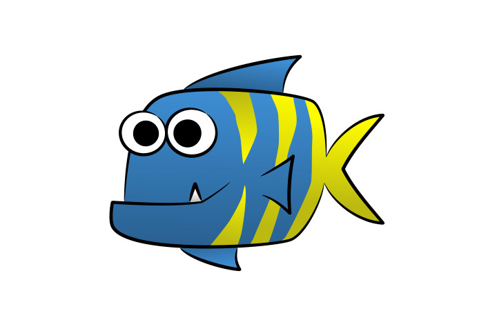 简单的小鱼画法步骤