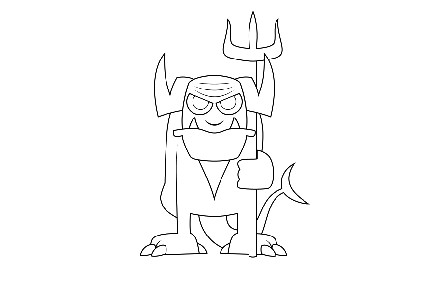 超级大恶魔怎么画-图2