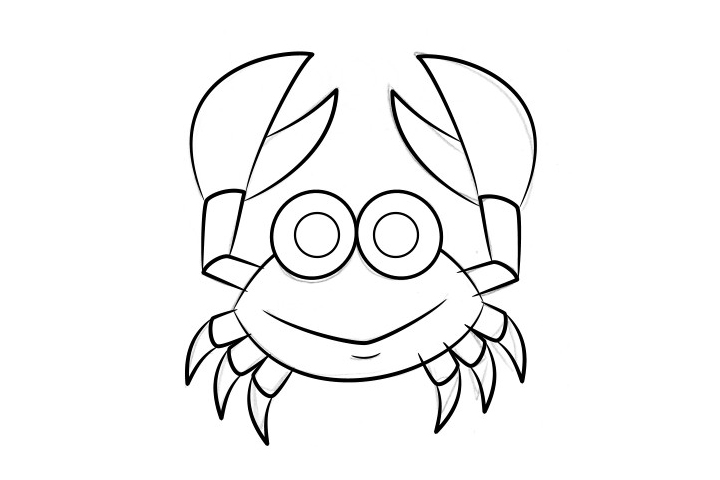 螃蟹怎么画-图2