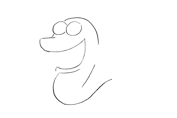 卡通海豚怎么画-图1