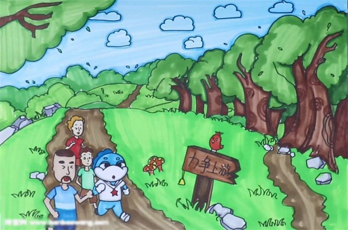 关于军运会的画