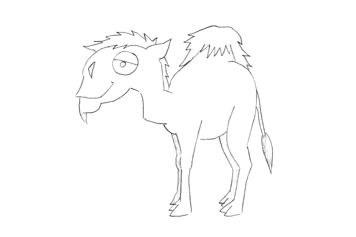 骆驼怎么画-图3