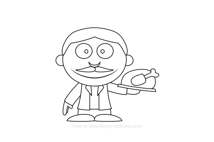 服务员怎么画-图4