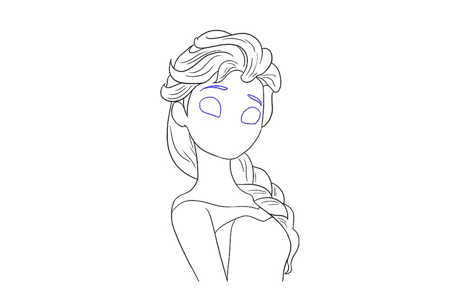 艾莎怎么画-图15