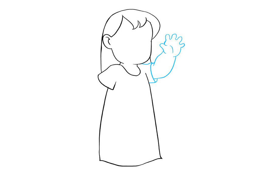 动漫小女孩怎么画-图5