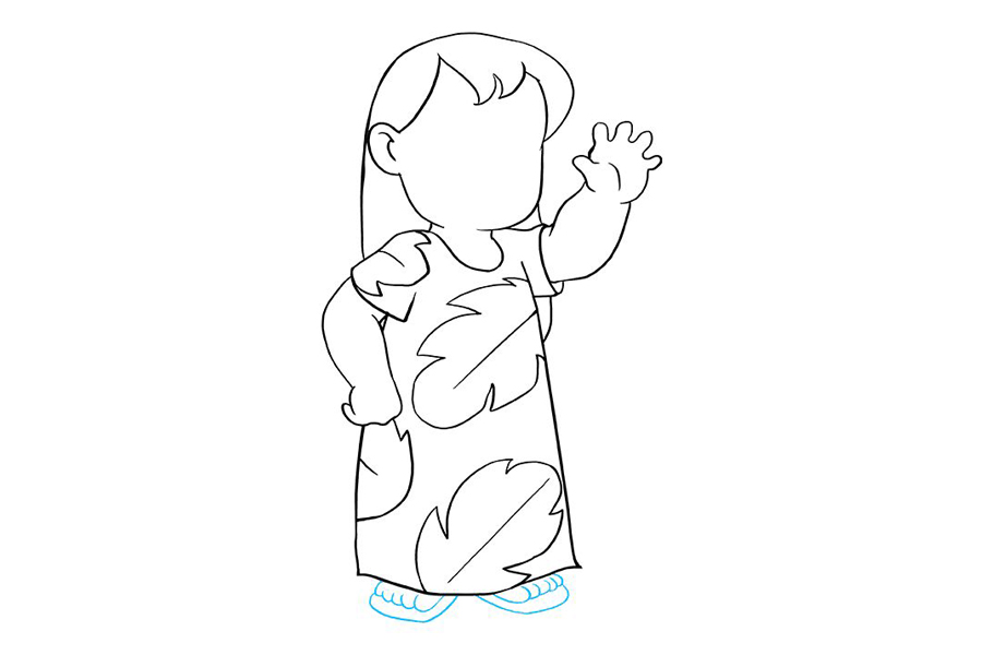 动漫小女孩怎么画-图8