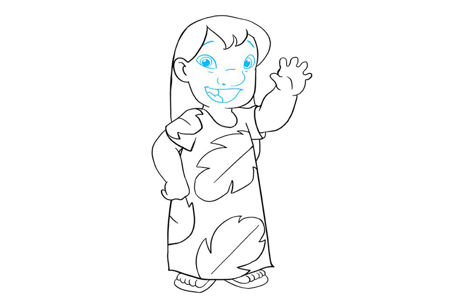 动漫小女孩怎么画-图9