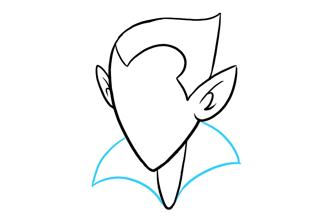 吸血鬼头像的画法-图6