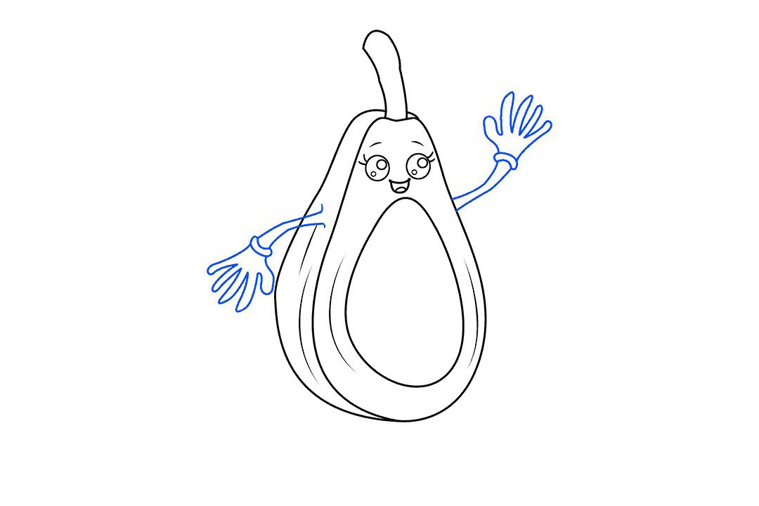 鳄梨怎么画-图7