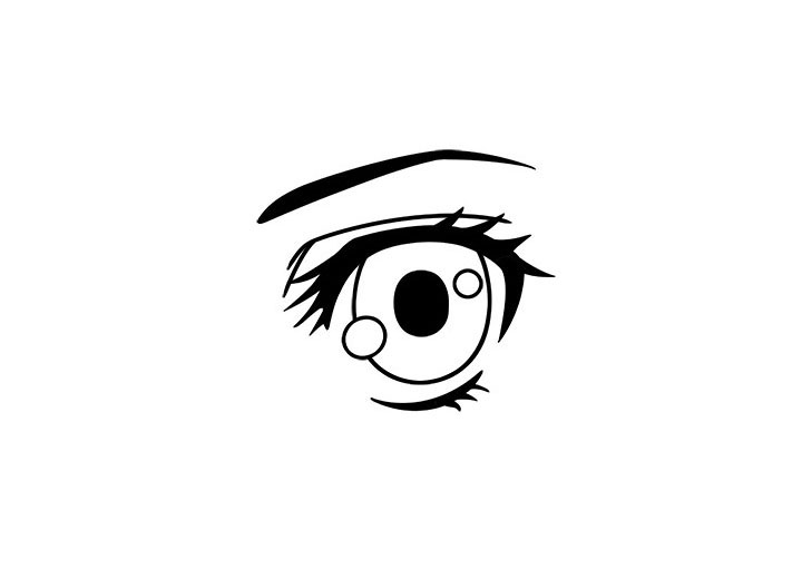 画漫画人物-女孩眼睛的画法-图11