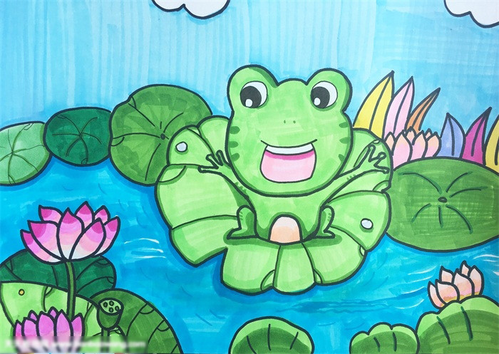 画一张夏天为主题的画