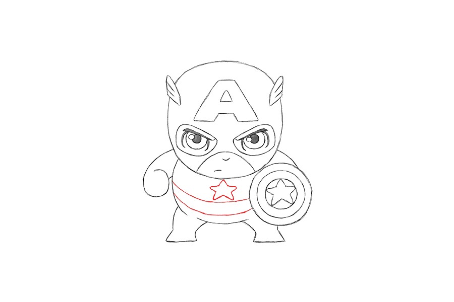 美国队长怎么画-图18