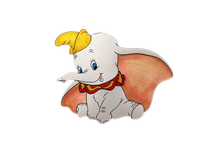 迪士尼小飞象怎么画-图5