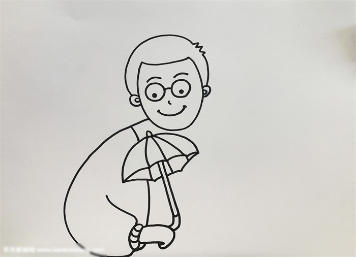 关于父亲节的画-图1