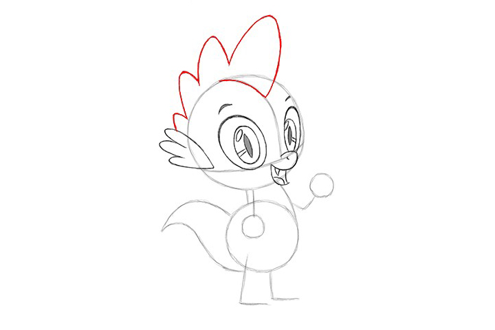 小马宝莉中的穗龙怎么画-图6