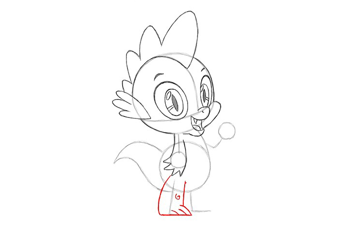 小马宝莉中的穗龙怎么画-图9