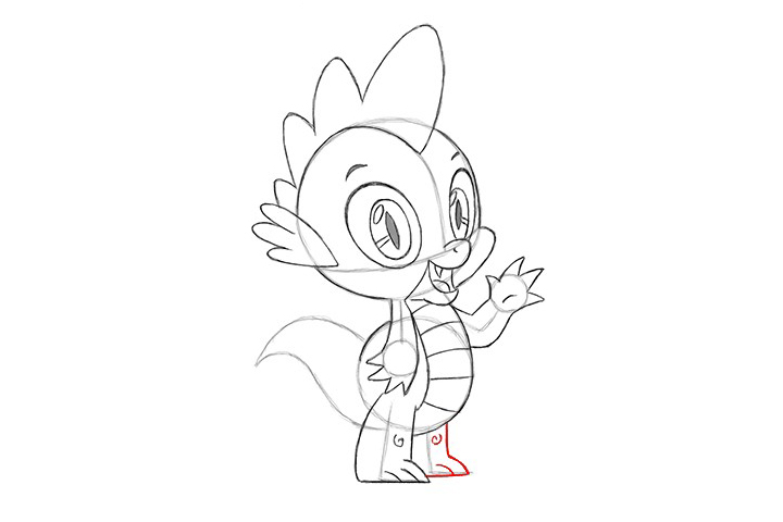 小马宝莉中的穗龙怎么画-图13