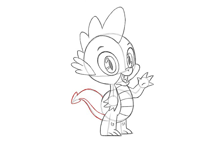 小马宝莉中的穗龙怎么画-图14