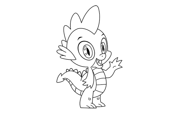 小马宝莉中的穗龙怎么画-图17