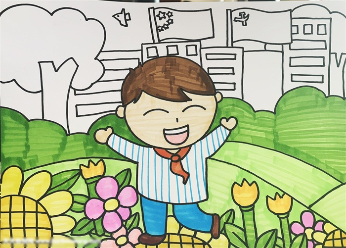 关于建党节的画-图4