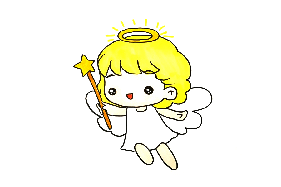 可爱小天使怎么画-图5