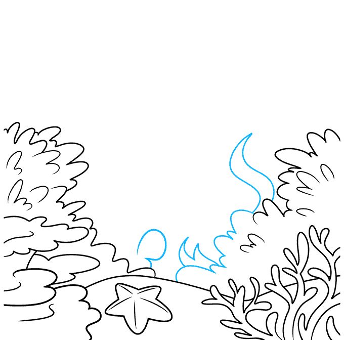 海底世界珊瑚礁怎么画-图7