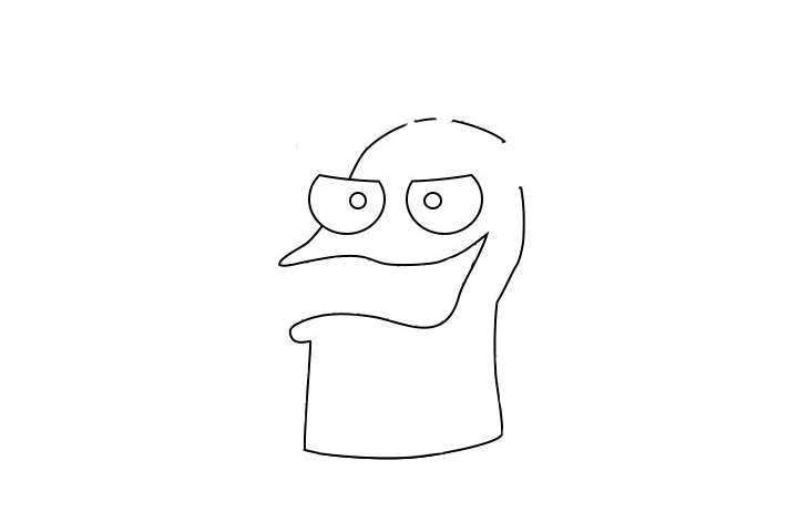 卡通怪兽怎么画-图1