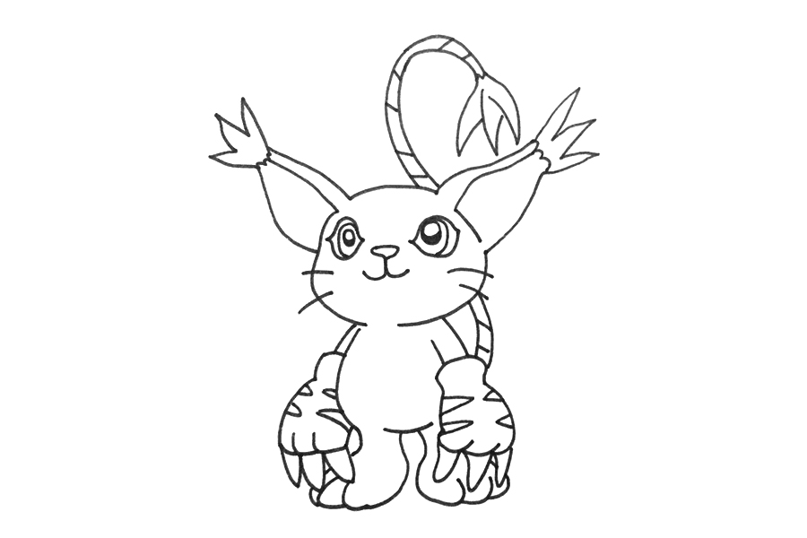 迪路兽怎么画-图4