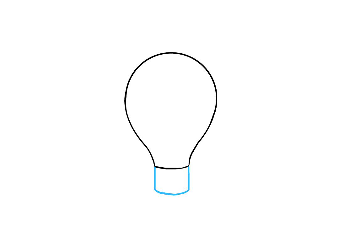 如何画发光的灯泡简笔画-图5