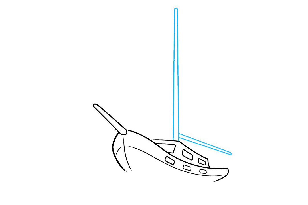 如何画帆船简笔画-图5