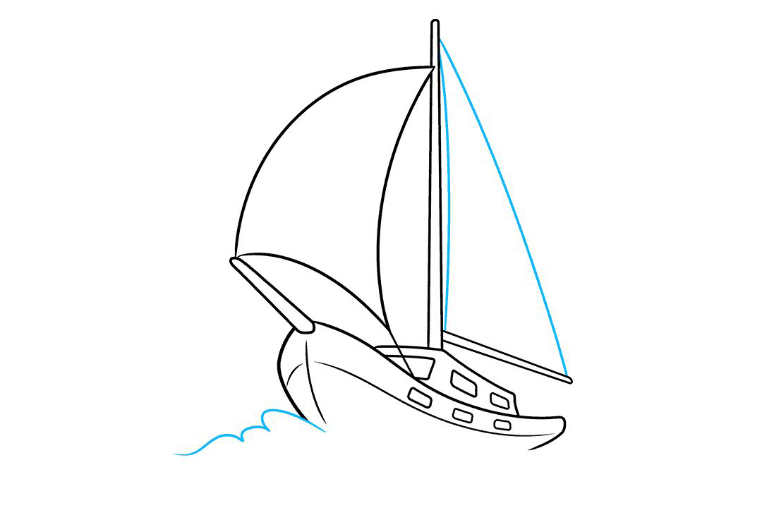 如何画帆船简笔画-图7