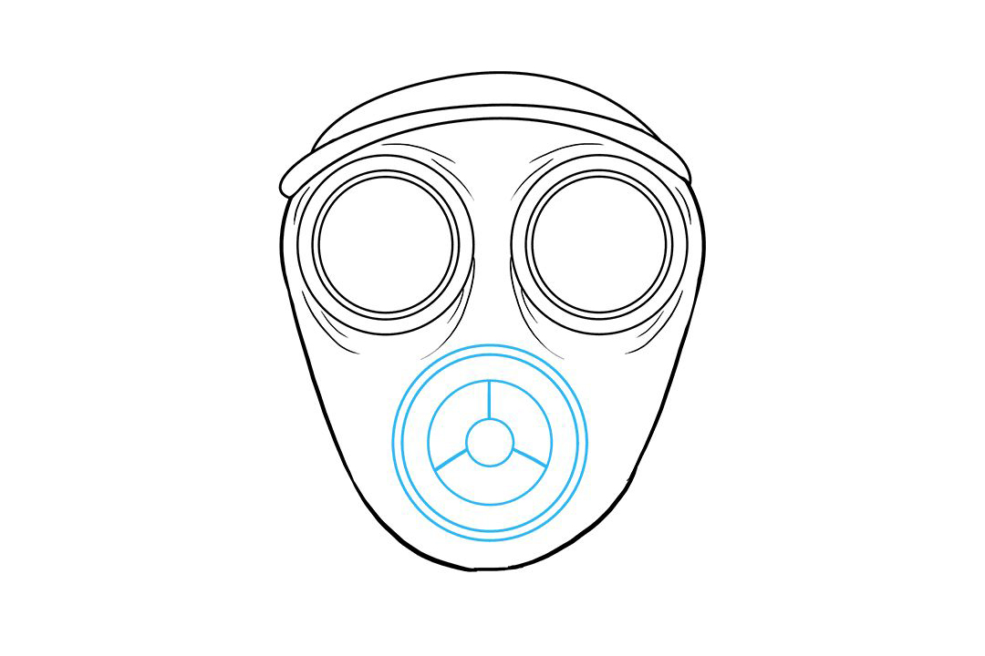 防毒面具怎么画-图6