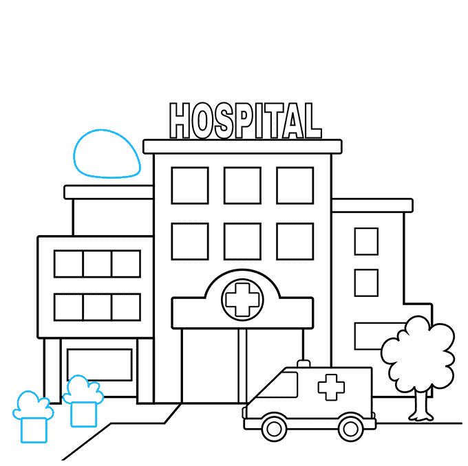 医院怎么画-图7