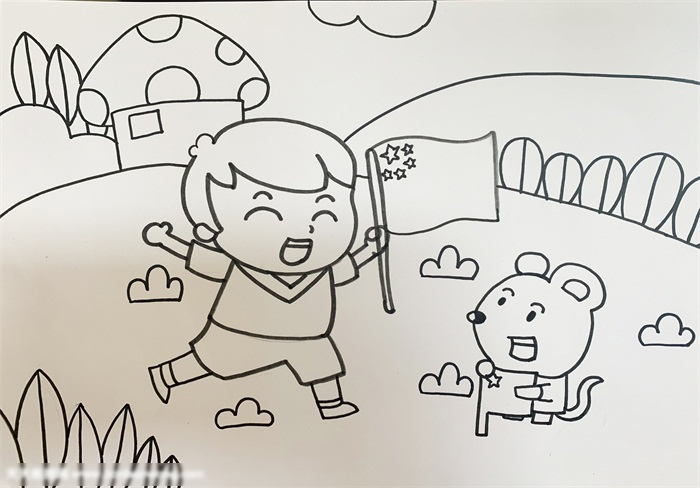 我和我的祖国怎么画-图3