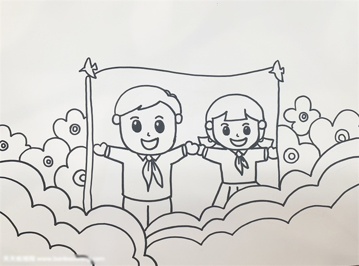 祖国成72立周年的画-图2