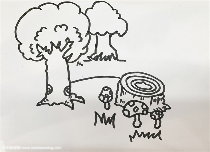 原始森林怎么画-图2