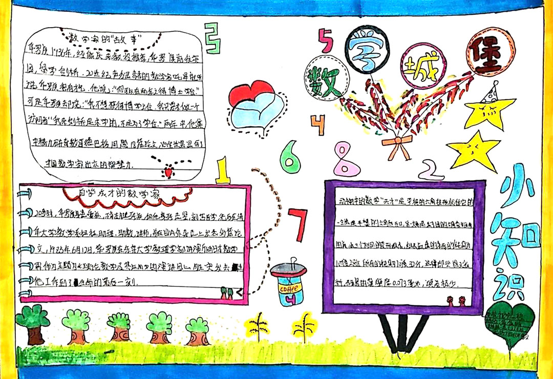 7张简单又漂亮的数学手抄报-图6